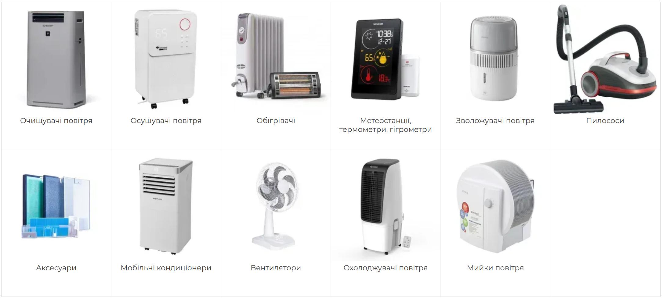 Основний фокус асортименту