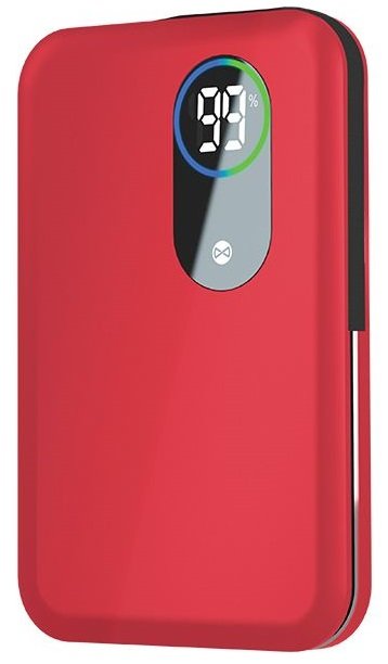 отличный Powerbank Forever Core 5000 mAh + lightning red