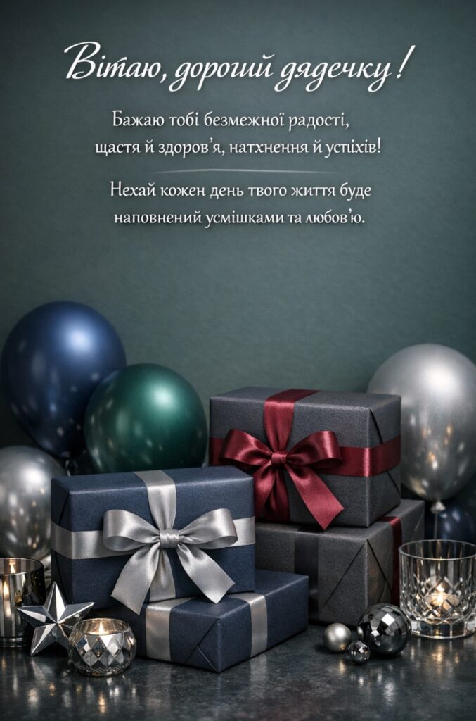 Привітання з днем народження дядьку