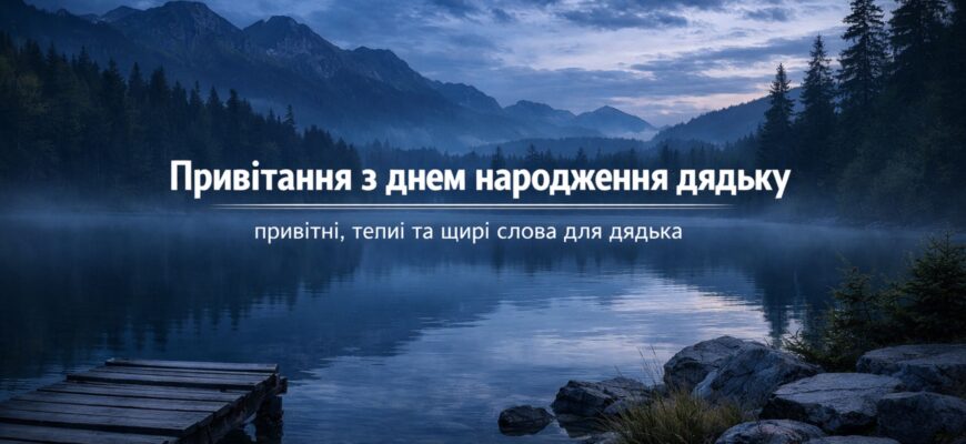 Привітання з днем народження дядьку – привітні, теплі та щирі слова для дядька