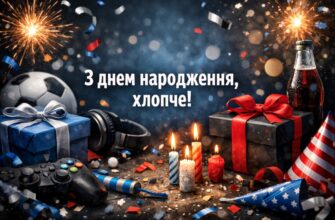 Привітання з днем народження хлопцю – щирі, драйвові та життєрадісні побажання для сучасного іменинника