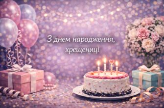 Привітання з днем народження хрещениці – лагідні, світлі та дуже теплі привітання для дорогої дівчинки чи дівчини