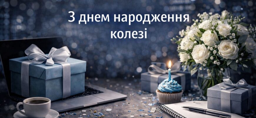 Привітання з днем народження колезі – стримані, приємні та чемні побажання для співробітниці