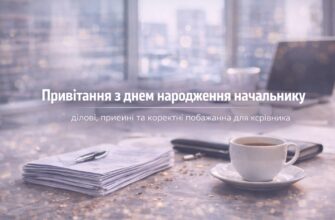 Привітання з днем народження начальнику – ділові, приємні та коректні побажання для керівника