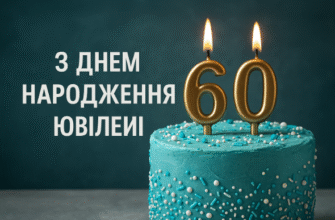 Привітання з ювілеєм 60 років – доброзичливі, світлі та з повагою складені побажання