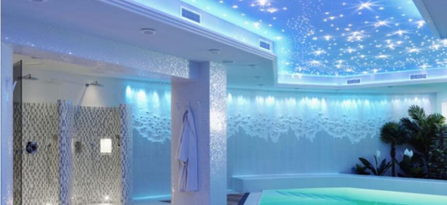 В каких комнатах можно делать натяжной потолок